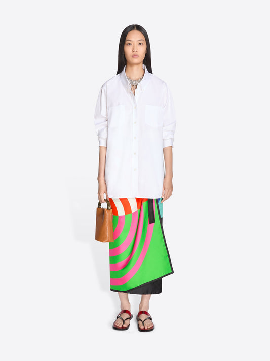Loose Cotton Poplin Shirt