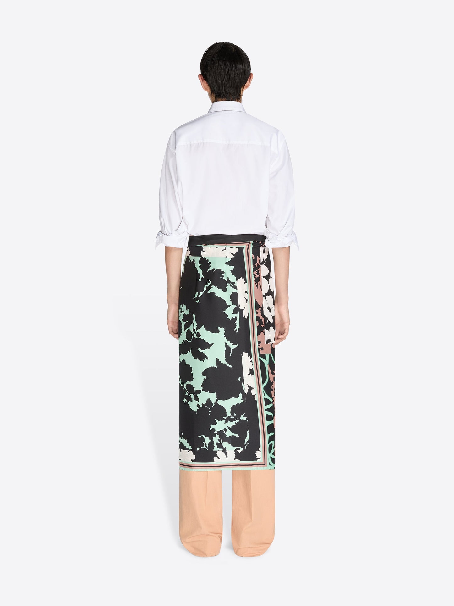 Long Wrap Scarf-Skirt