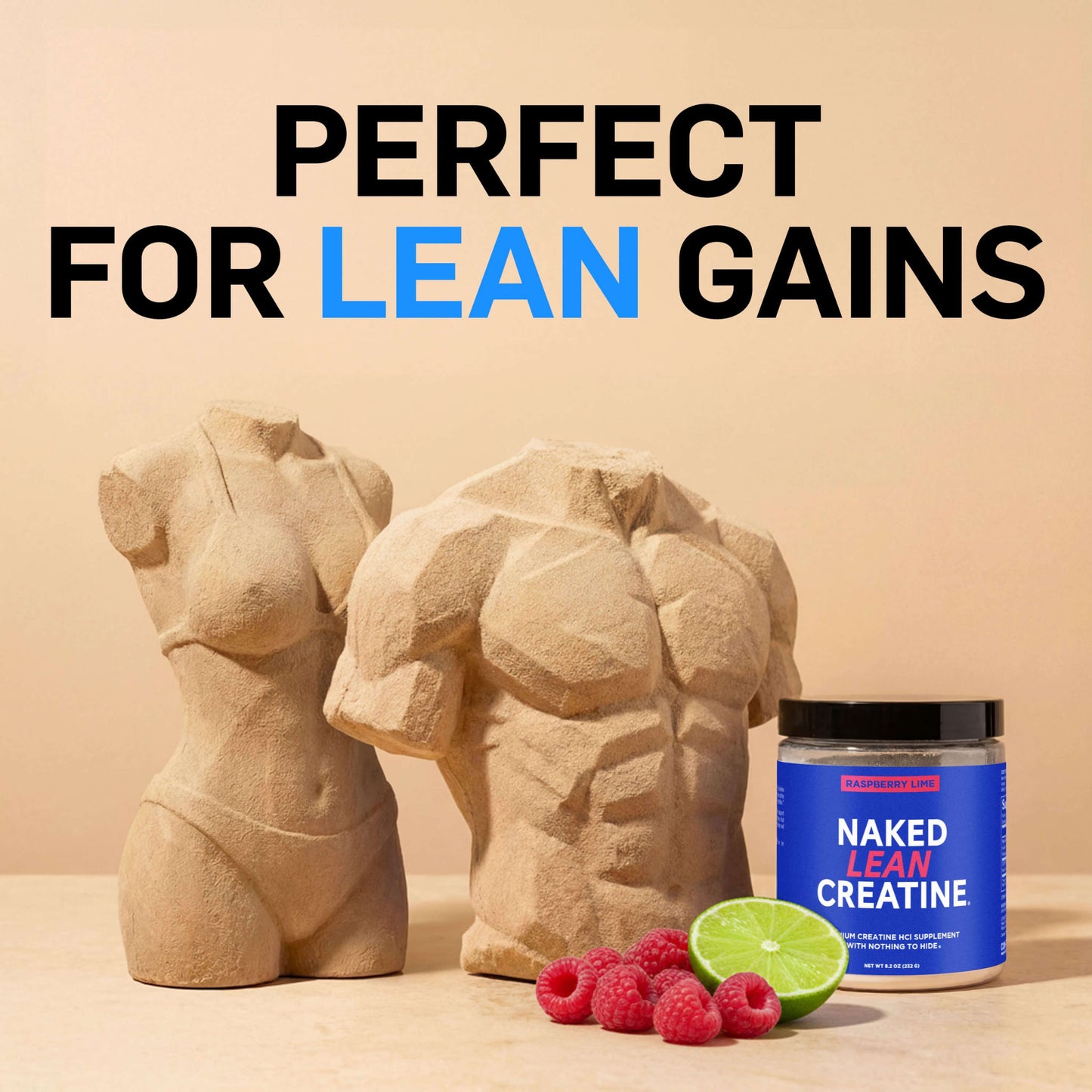 Raspberry Lime Creatine HCl Powder - Raspberry Lime with a Convenient Training - Day Formula