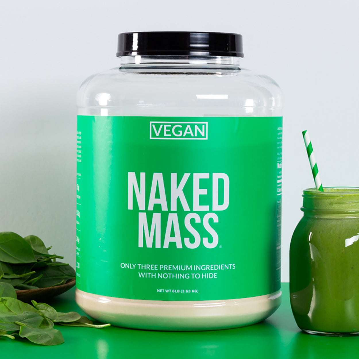 Chocolate Peanut Butter Vegan Mass Gainer Supplement - Chocolate PB (Vegan) for Easy Protein and Calorie Mixing