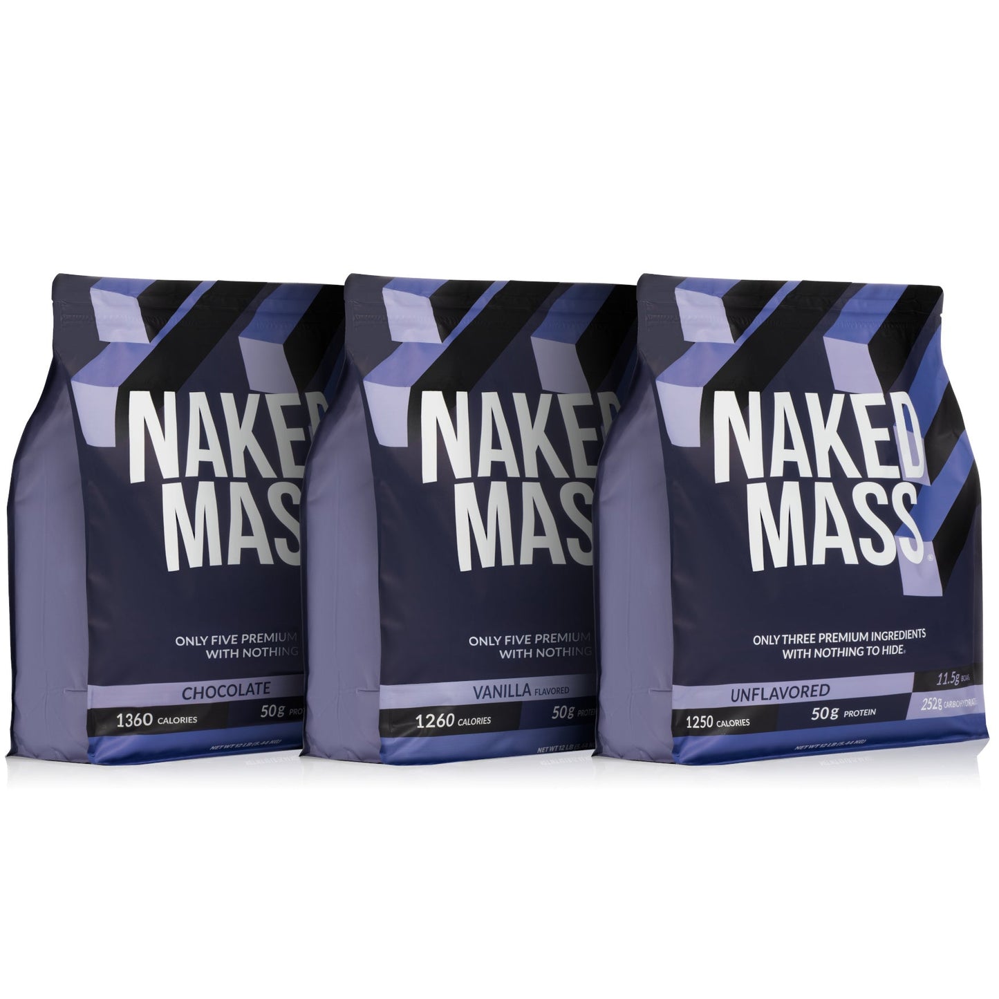Mass Gainer Protein Supplement - Unflavored 12LB for Easy Protein and Calorie Mixing