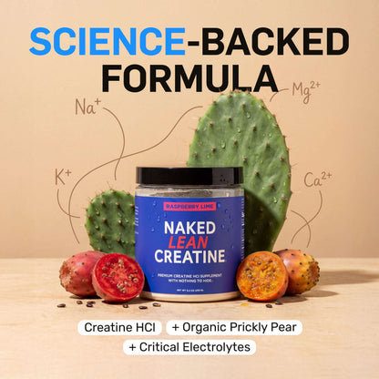 Raspberry Lime Creatine HCl Powder - Raspberry Lime with a Convenient Training - Day Formula
