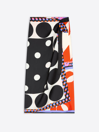 Long Wrap Scarf-Skirt