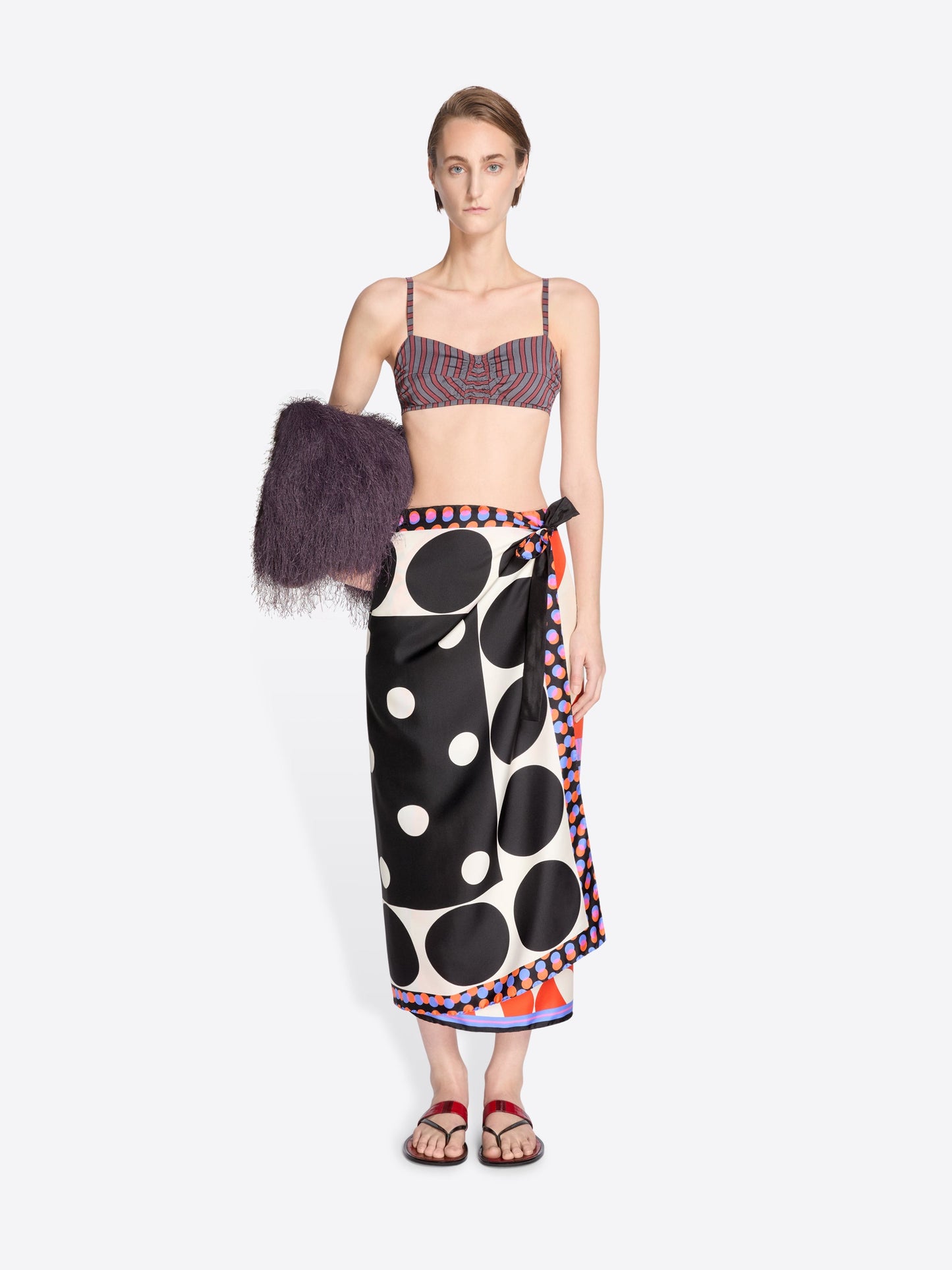 Long Wrap Scarf-Skirt
