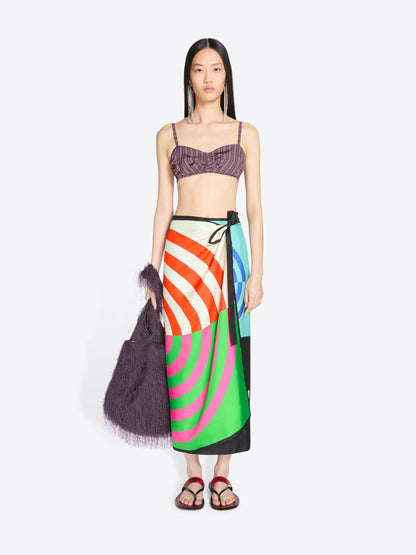 Long Wrap Scarf-Skirt