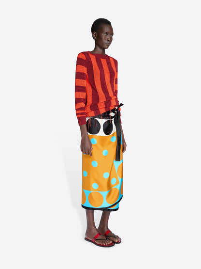 Long Wrap Scarf-Skirt