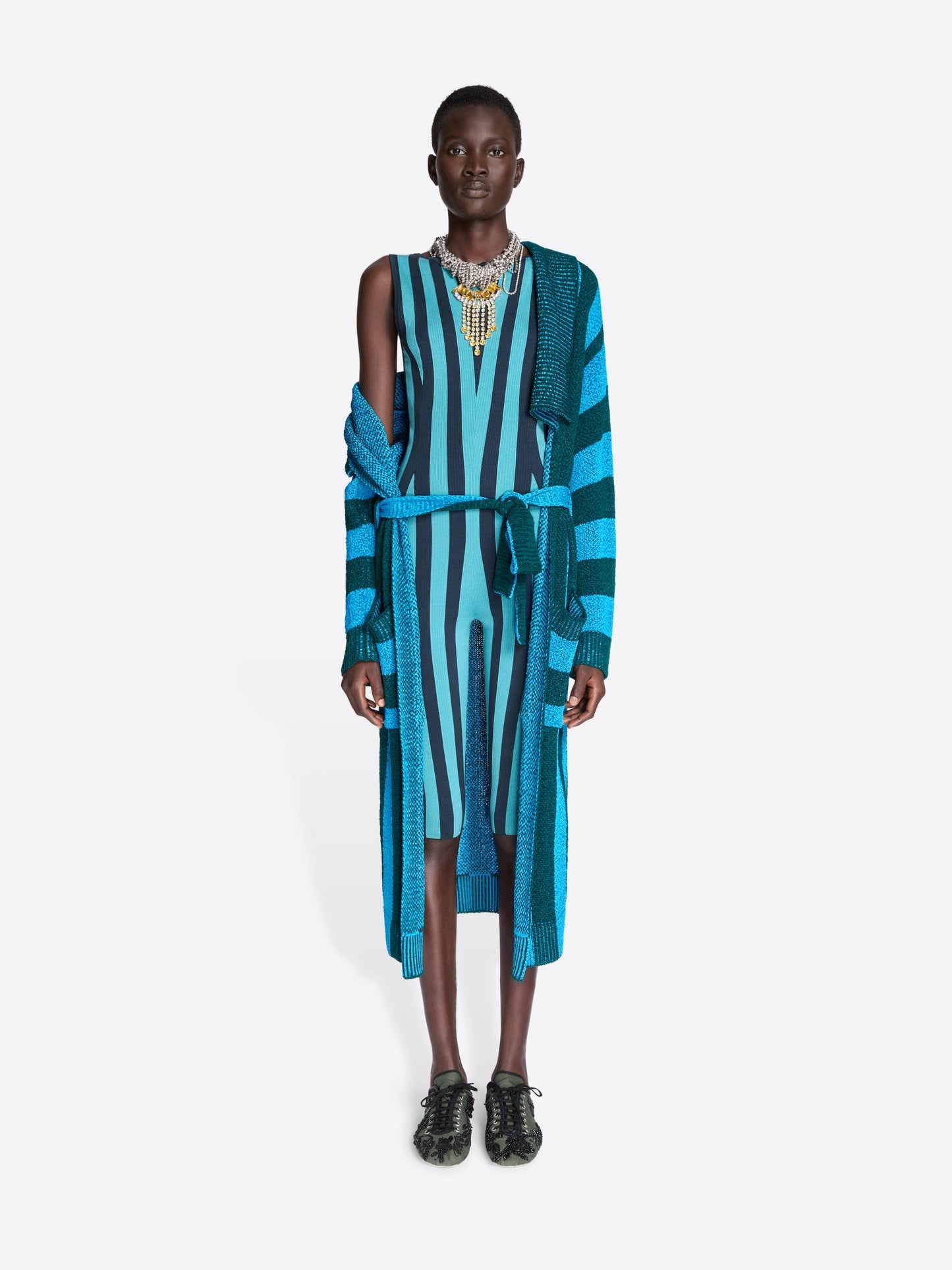 Loose Belted Cardigan