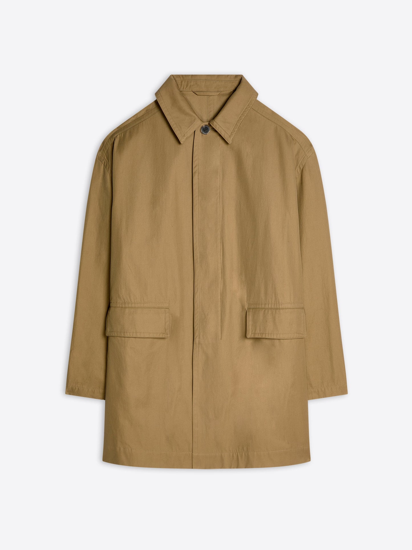 Loose Cotton Mac