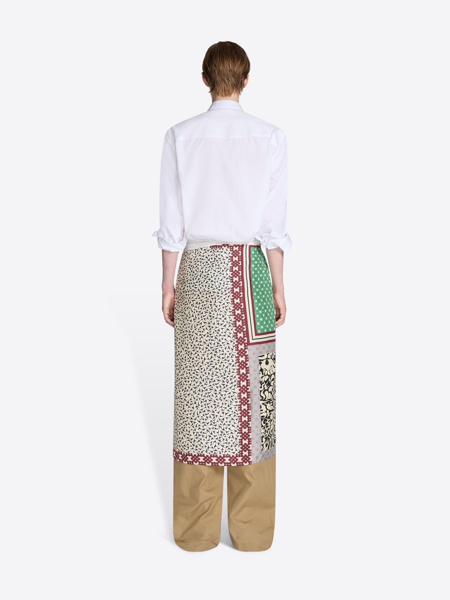 Long Wrap Scarf-Skirt