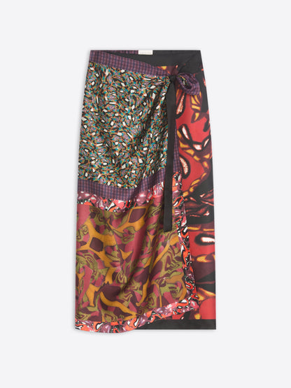 Long Wrap Scarf-Skirt