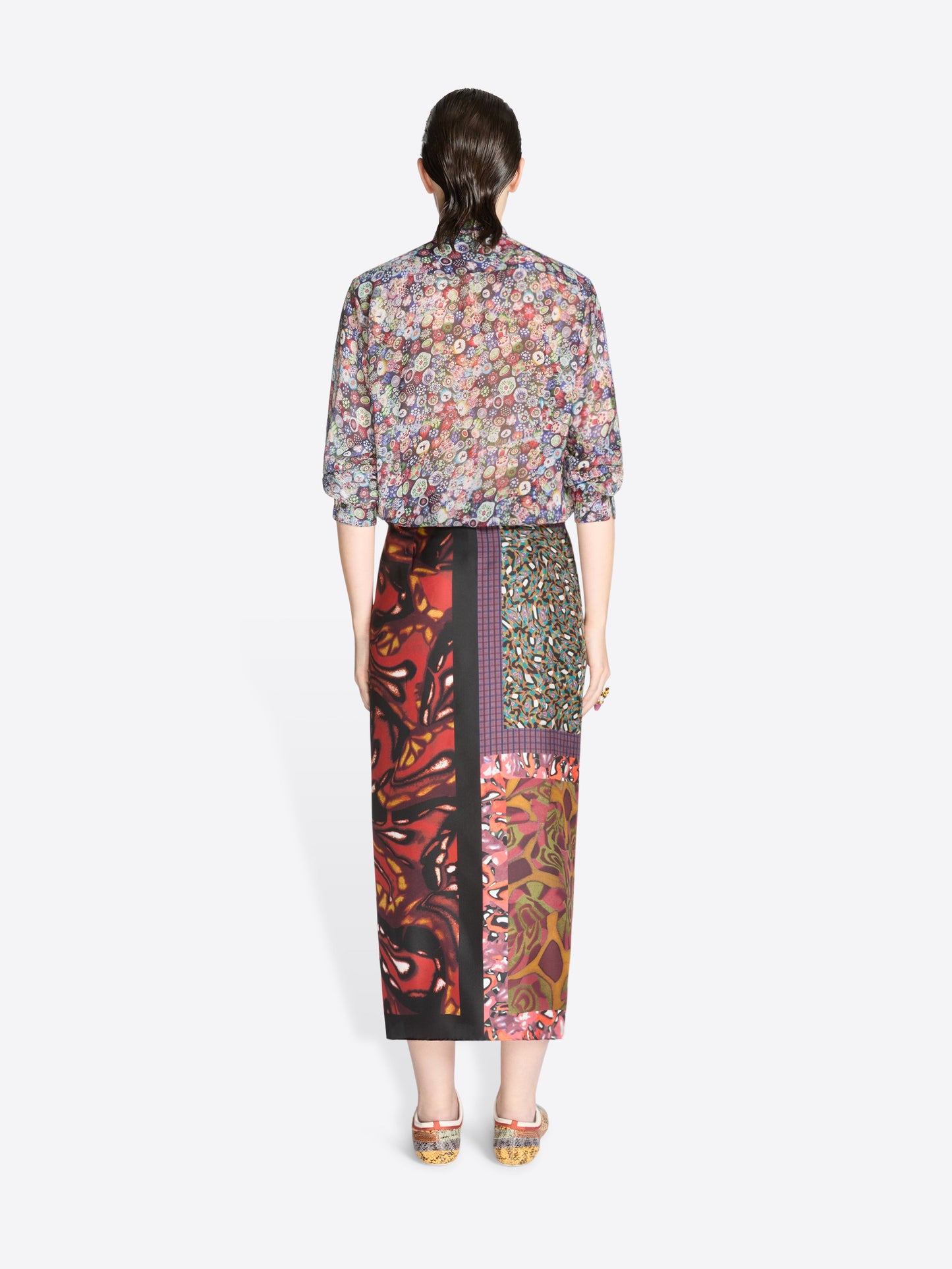 Long Wrap Scarf-Skirt