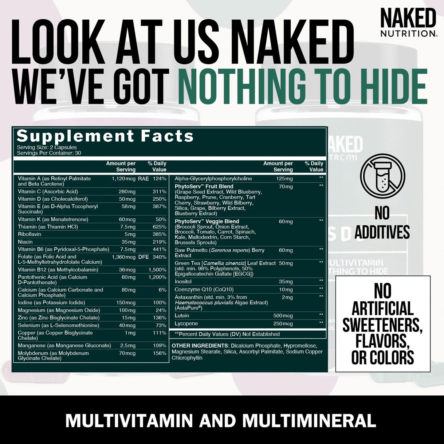 Multivitamin for Men - Mens with a Convenient Daily - Use Format
