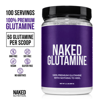 Glutamine Powder - 1.1LB with a Convenient Training - Day Formula