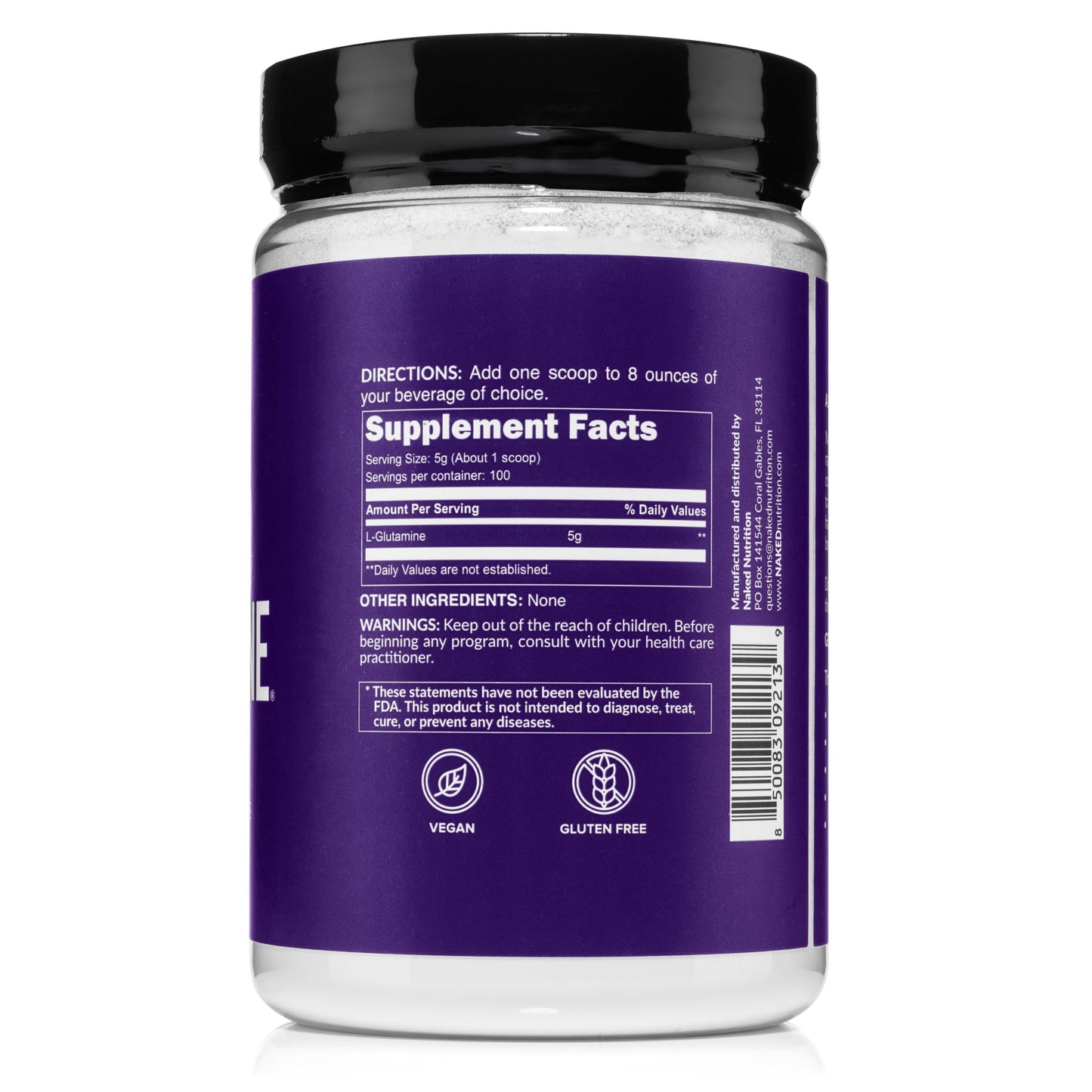 Glutamine Powder - 1.1LB with a Convenient Training - Day Formula