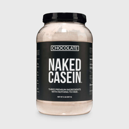 Chocolate Casein Protein Powder - Chocolate with a Simple, Easy - Mix Protein Formula