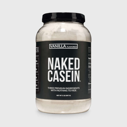 Vanilla Casein Protein Powder - Vanilla - Standard Size with a Simple, Easy - Mix Protein Formula