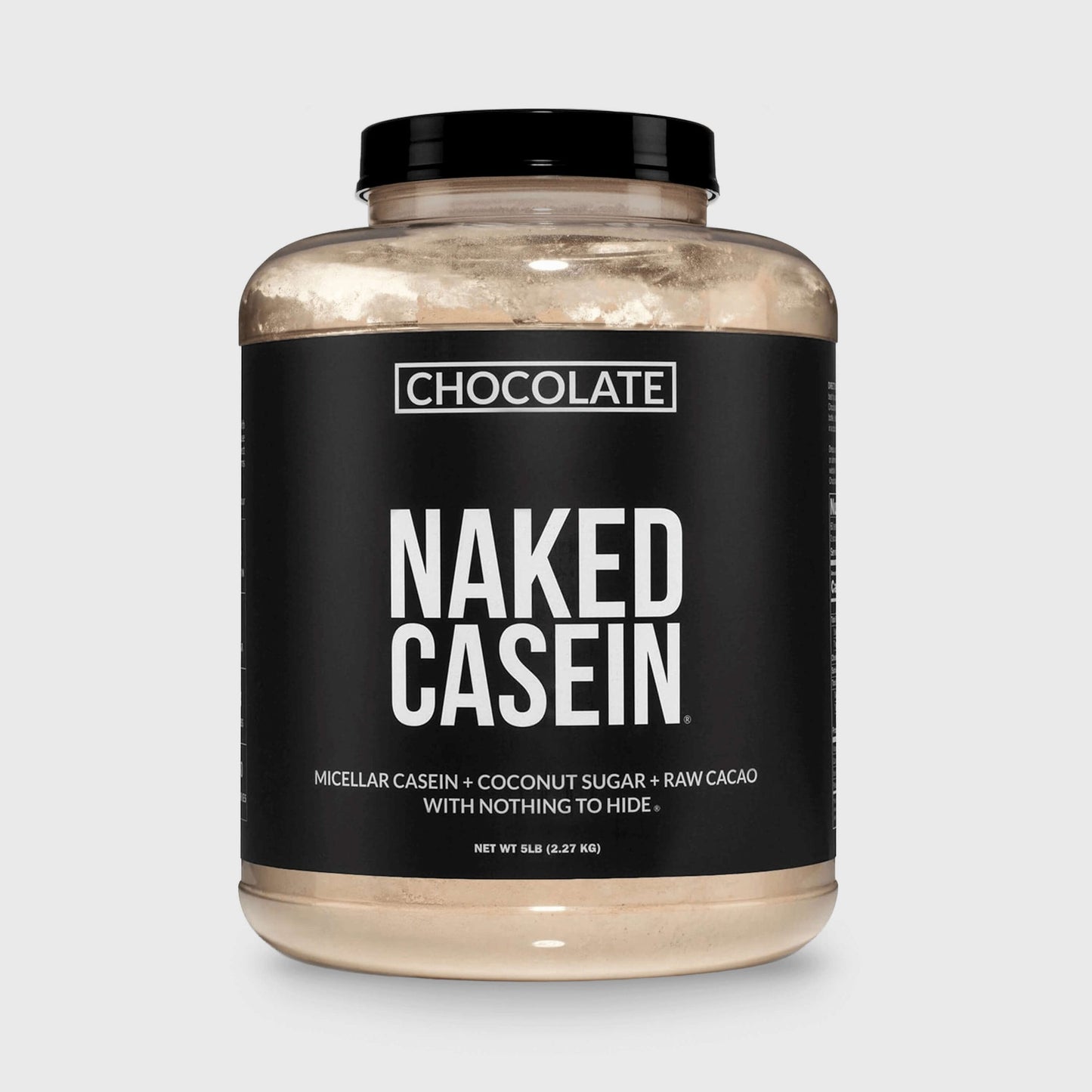 Chocolate Casein Protein Powder - 5LB - Chocolate with a Simple, Easy - Mix Protein Formula