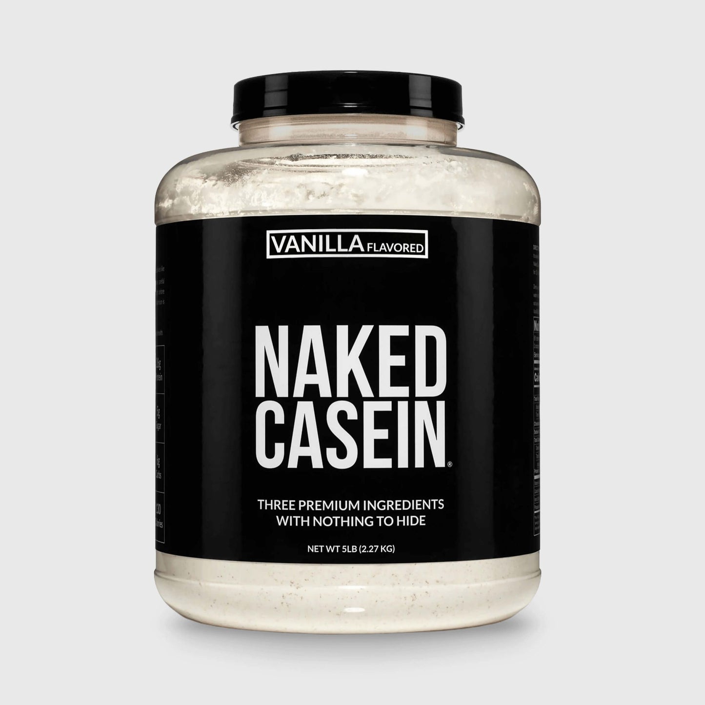 Vanilla Casein Protein Powder - Vanilla - Value Size with a Simple, Easy - Mix Protein Formula