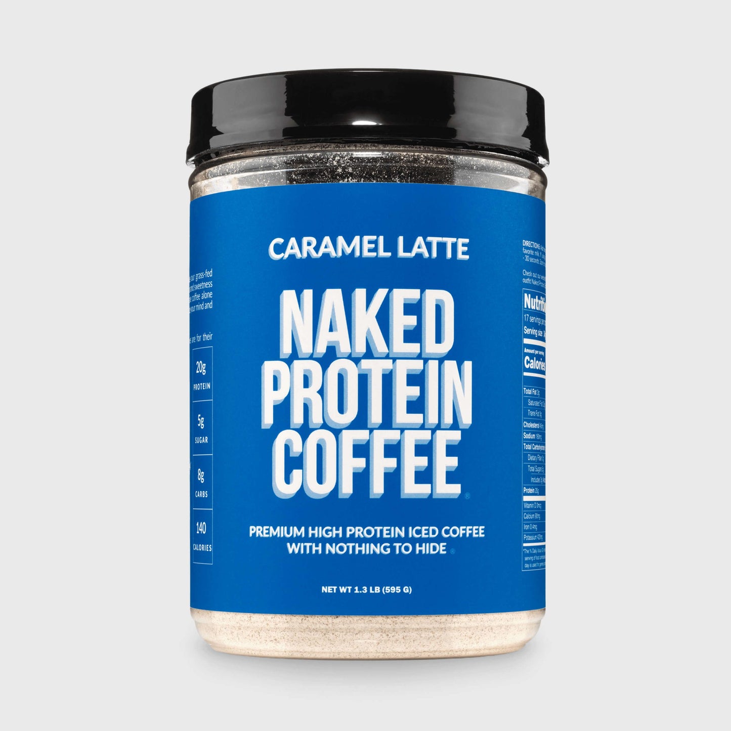 Caramel Latte Protein Iced Coffee - Caramel Latte with Coffee Flavor in an Easy - Mix Formula