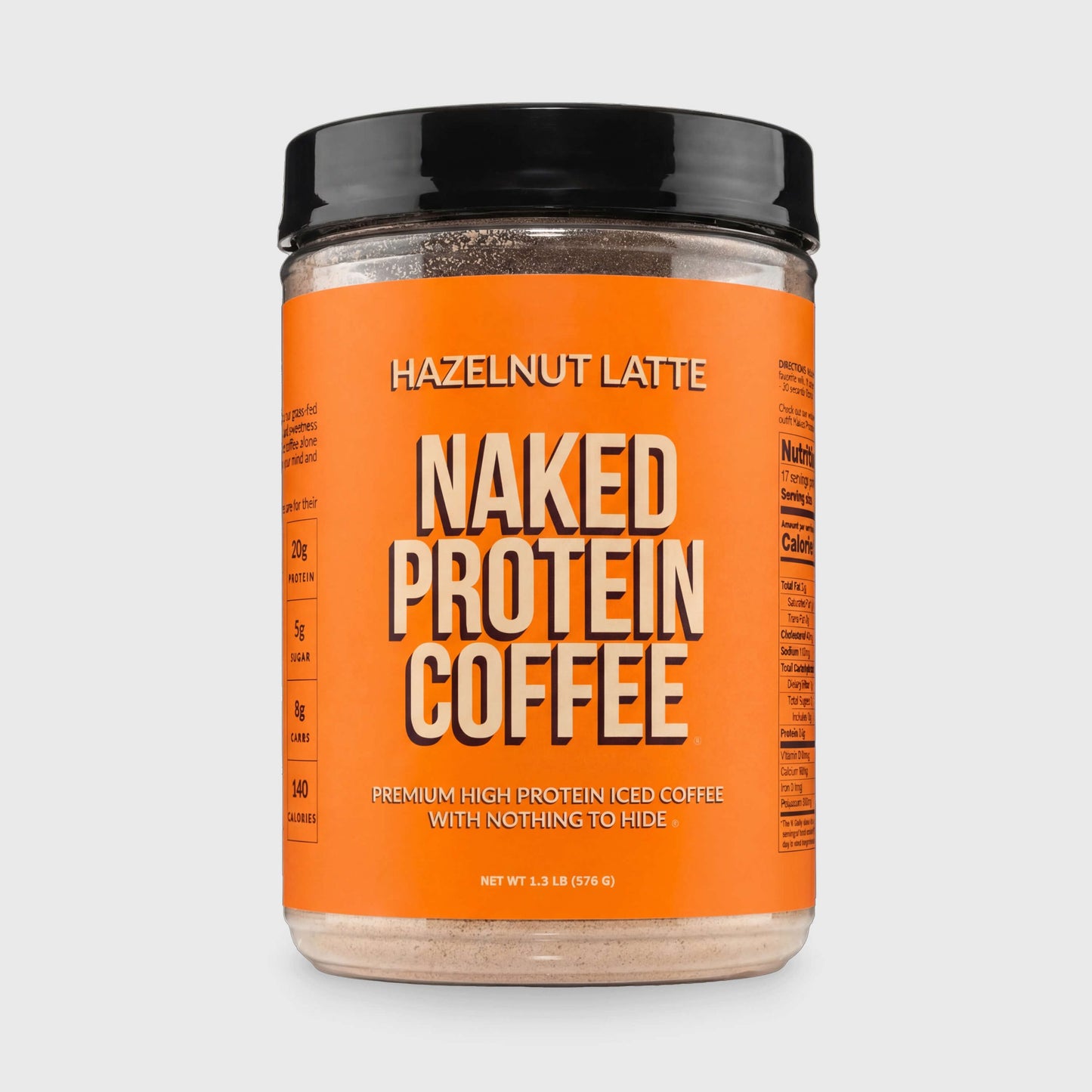 Hazelnut Latte Protein Iced Coffee - Hazelnut Latte with Coffee Flavor in an Easy - Mix Formula