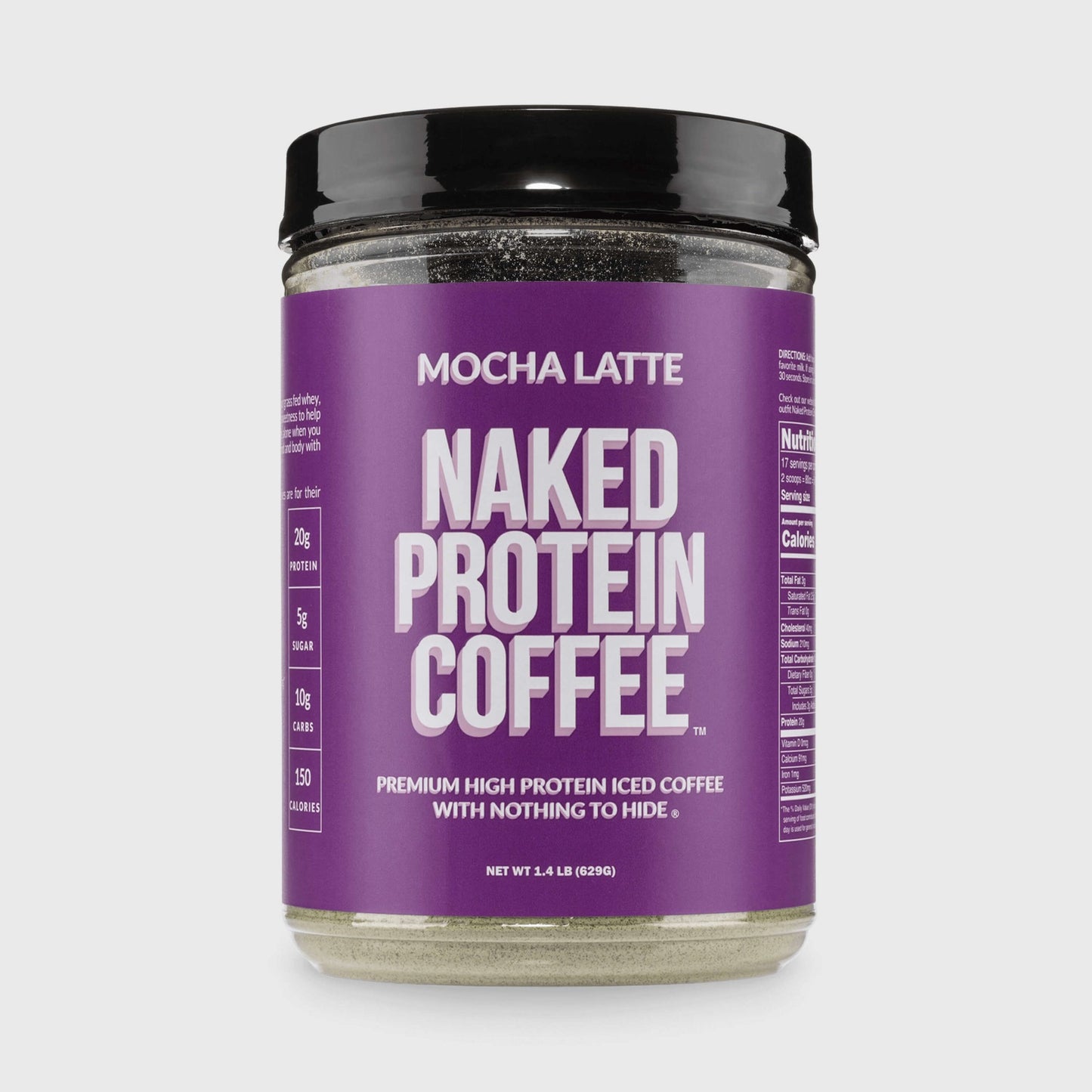 Mocha Latte Protein Iced Coffee - Mocha Latte with Coffee Flavor in an Easy - Mix Formula