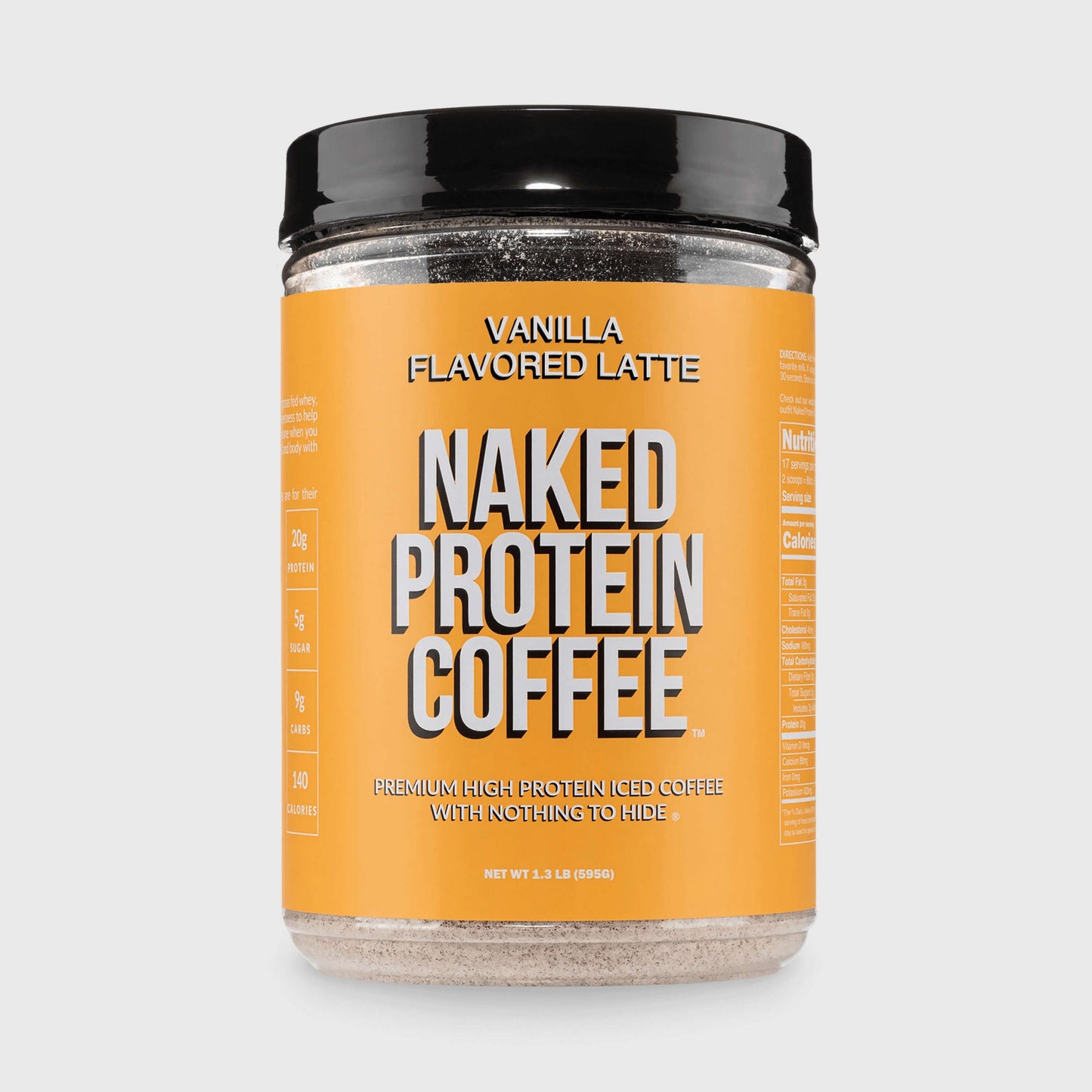 Vanilla Latte Protein Iced Coffee - Vanilla Latte with Coffee Flavor in an Easy - Mix Formula