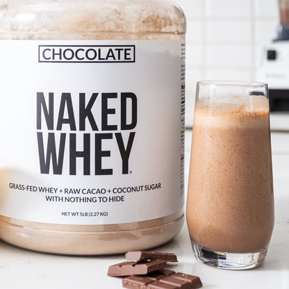 Chocolate Whey Protein Powder - Chocolate - Value Size with a Simple, Easy - Mix Protein Formula