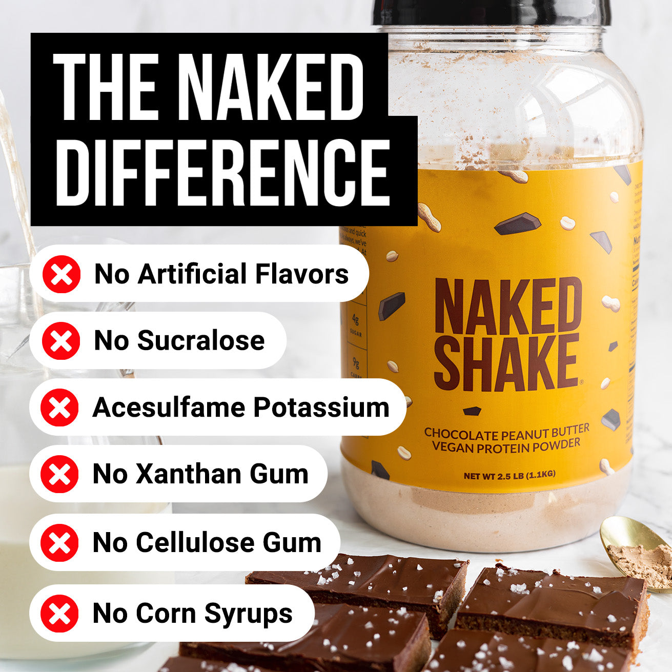 Chocolate PB Protein Shake - Chocolate Peanut Butter with Protein in an Easy - to - Mix Format