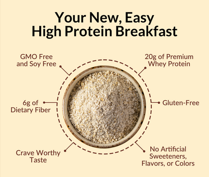 Cinnamon Roll Protein Oats - Cinnamon Roll for Convenient High - Protein Mornings