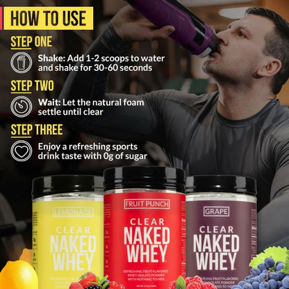 Grape Whey Protein Isolate - Grape with a Convenient, Easy - Use Formula