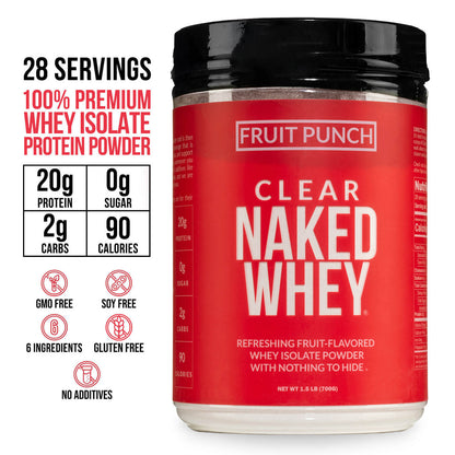 Fruit Punch Whey Protein Isolate - Fruit Punch with a Convenient, Easy - Use Formula