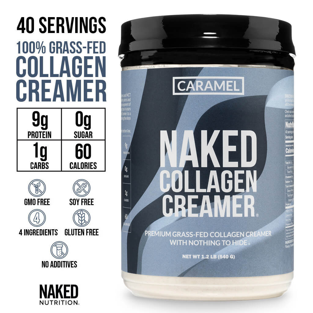 Caramel Coffee Creamer - Caramel Collagen Creamer with Coffee Flavor in an Easy - Mix Formula
