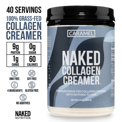 Caramel Coffee Creamer - Caramel Collagen Creamer with Coffee Flavor in an Easy - Mix Formula