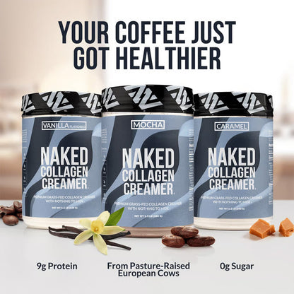 Mocha Coffee Creamer - Mocha Collagen Creamer with Coffee Flavor in an Easy - Mix Formula