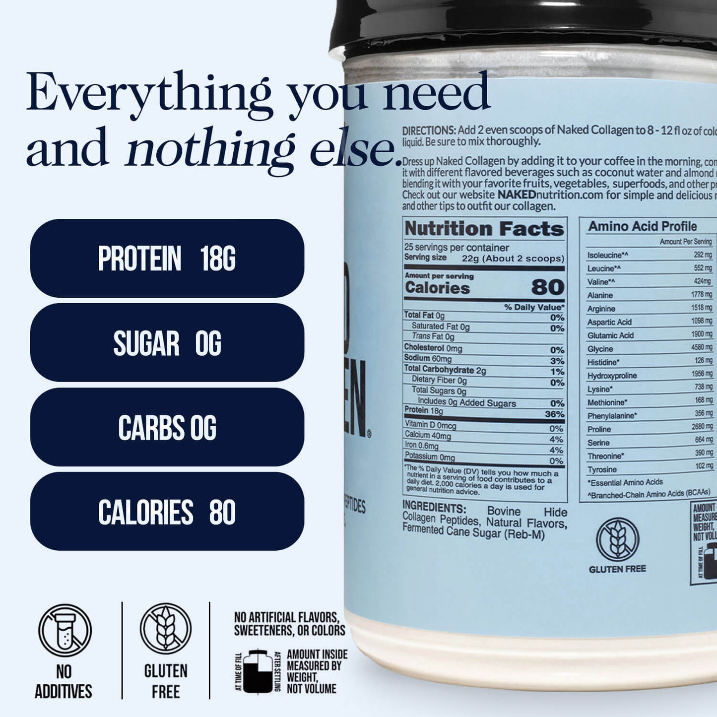 Caramel Collagen Peptides Powder - Caramel Collagen Peptides with a Simple, Versatile Collagen Formula