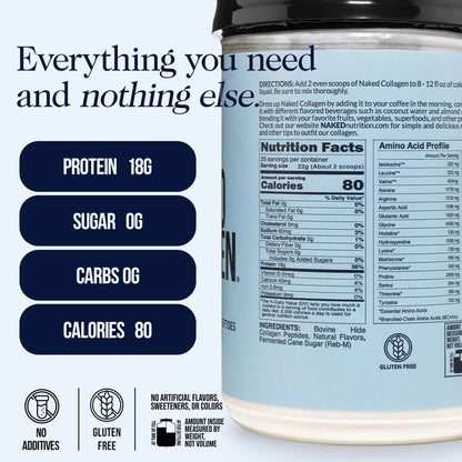 Caramel Collagen Peptides Powder - Caramel Collagen Peptides with a Simple, Versatile Collagen Formula