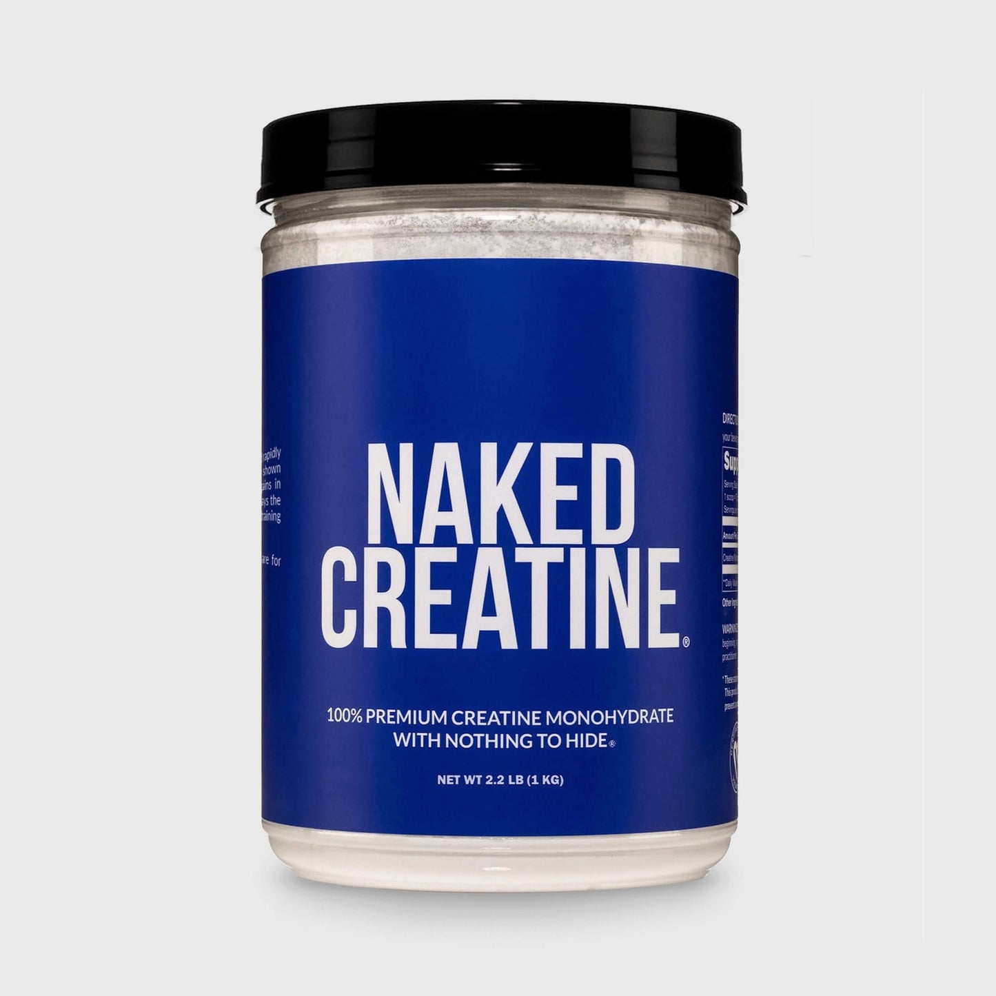 Creatine Monohydrate Powder - Unflavored - Value Size with a Convenient Training - Day Formula