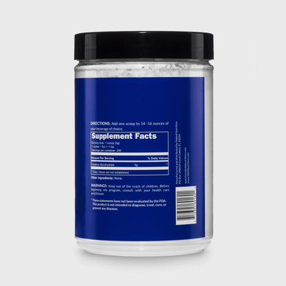 Creatine Monohydrate Powder - Unflavored - Value Size with a Convenient Training - Day Formula