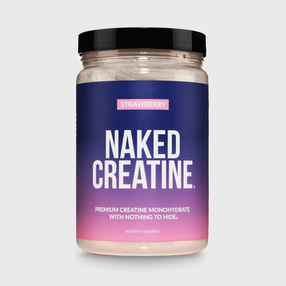 Strawberry Creatine Monohydrate Powder - Strawberry with a Convenient Training - Day Formula