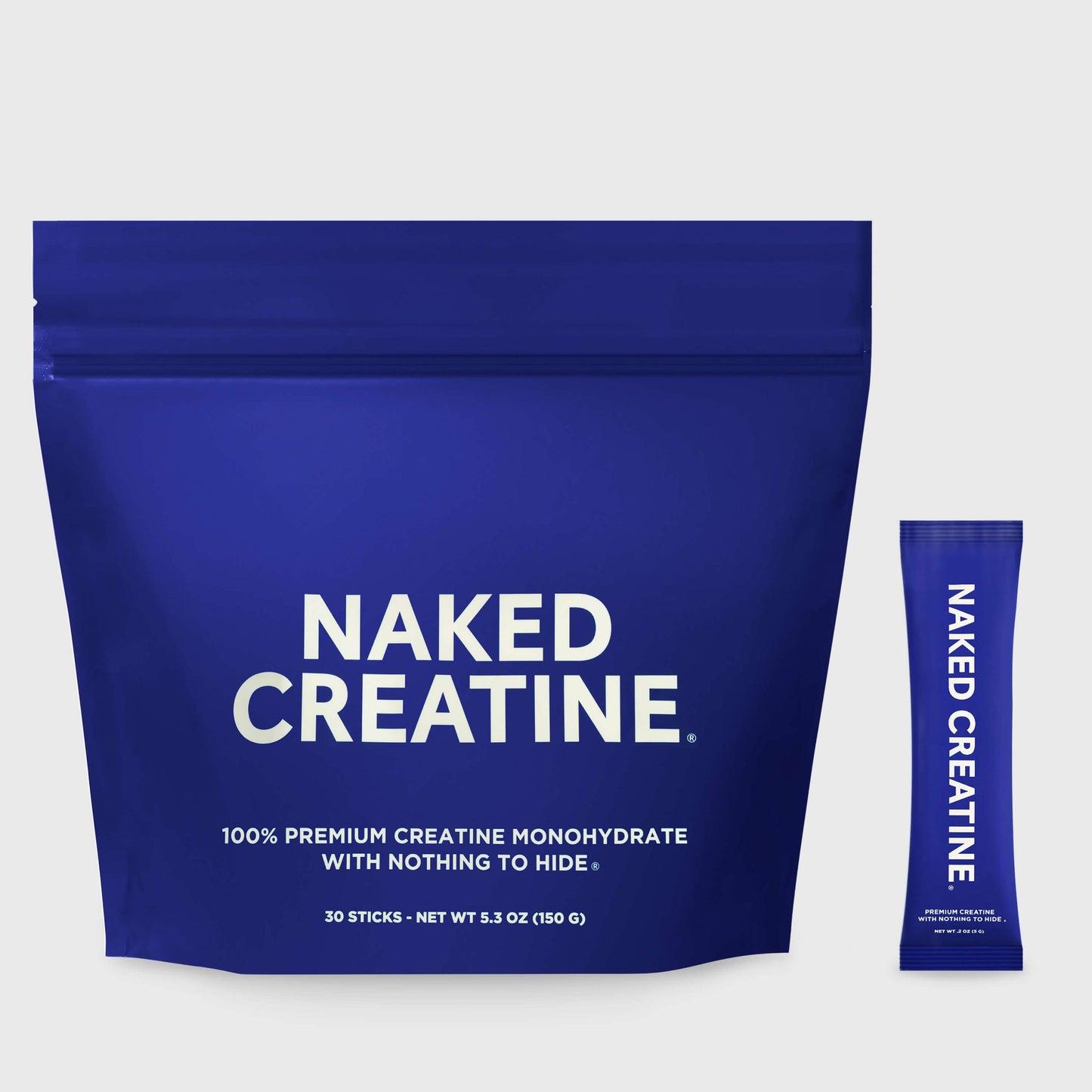 Creatine Travel Packets - Unflavored Sticks with a Convenient Training - Day Formula