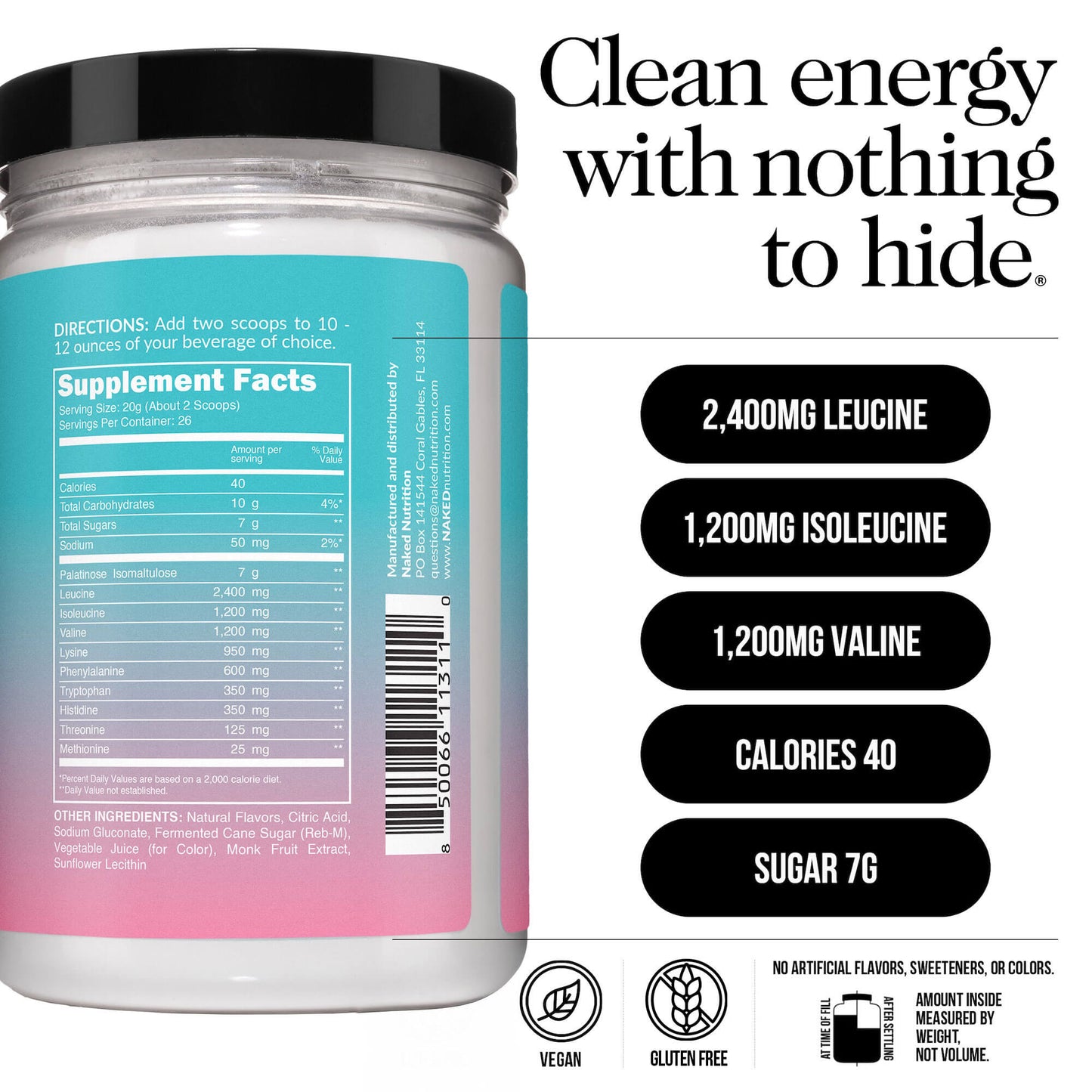 Strawberry Lemonade Essential Amino Acids Supplement - Strawberry EAA with a Convenient Training - Day Formula