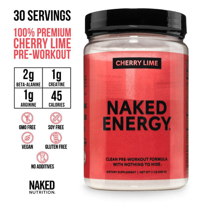 Cherry Lime Pre Workout Supplement - Cherry Lime with a Convenient Training - Day Formula