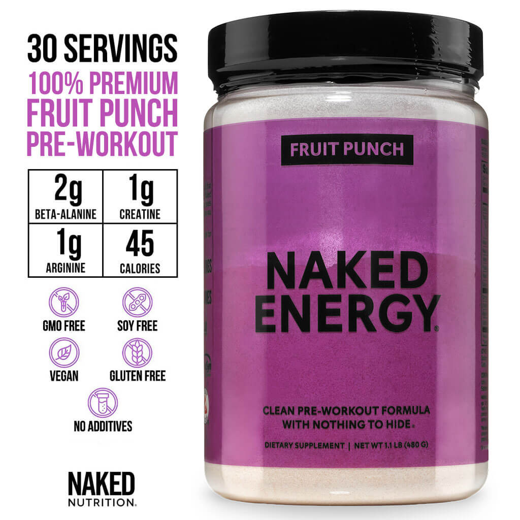 Fruit Punch Pre Workout Supplement - Fruit Punch with a Convenient Training - Day Formula
