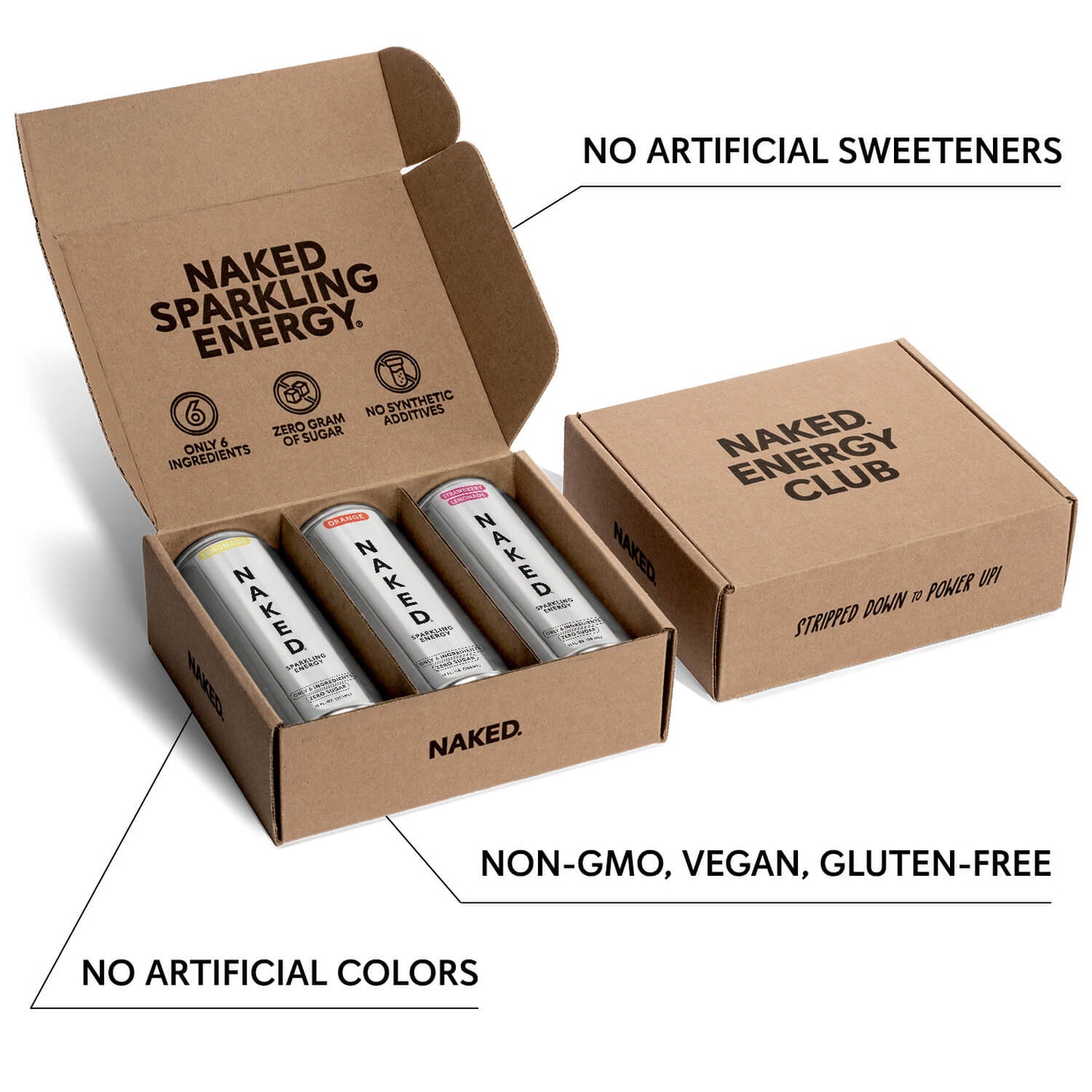 Sparkling Energy Sample Kits - Sample Pack with Protein in an Easy - to - Mix Format