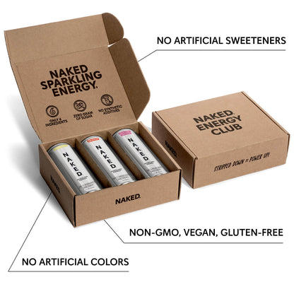 Sparkling Energy Sample Kits - Sample Pack with Protein in an Easy - to - Mix Format