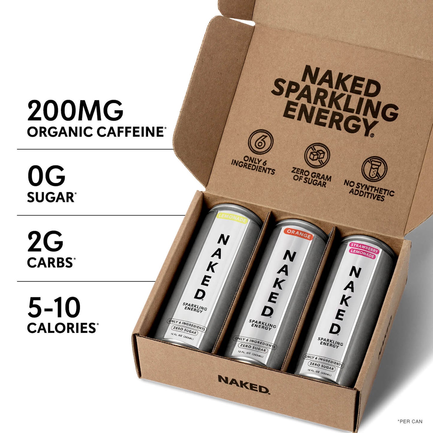 Sparkling Energy Sample Kits - Sample Pack with Protein in an Easy - to - Mix Format