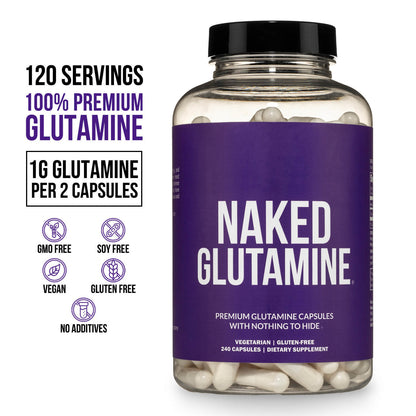 Glutamine Capsules - Capsules with a Convenient Training - Day Formula