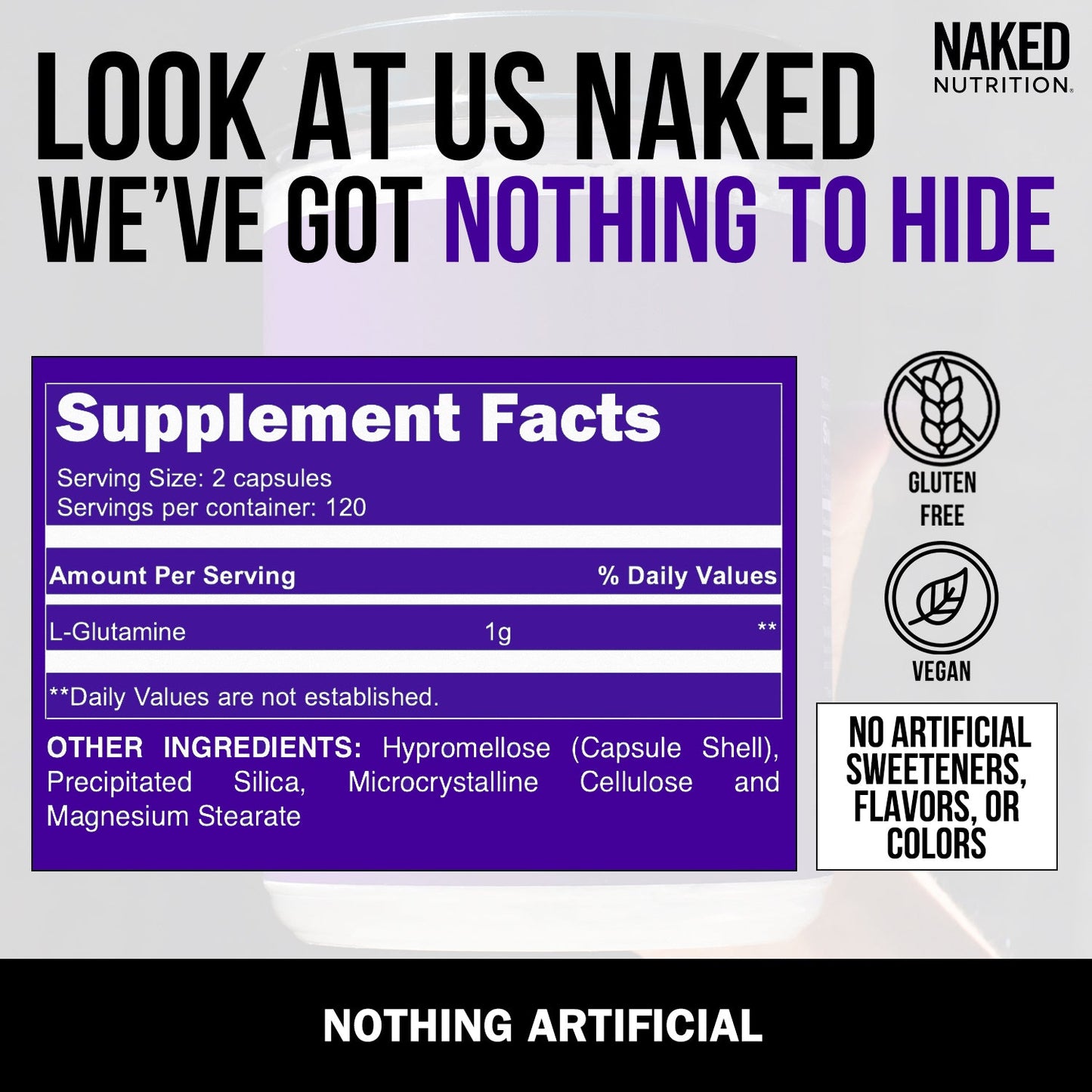 Glutamine Capsules - Capsules with a Convenient Training - Day Formula