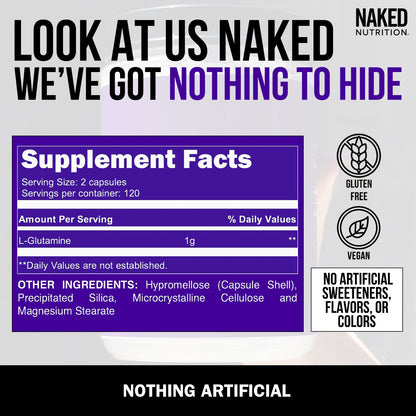 Glutamine Capsules - Capsules with a Convenient Training - Day Formula