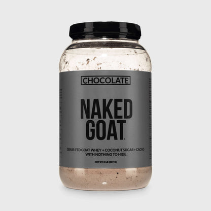 Chocolate Goat Whey Protein Powder - Chocolate with a Simple, Easy - Mix Protein Formula